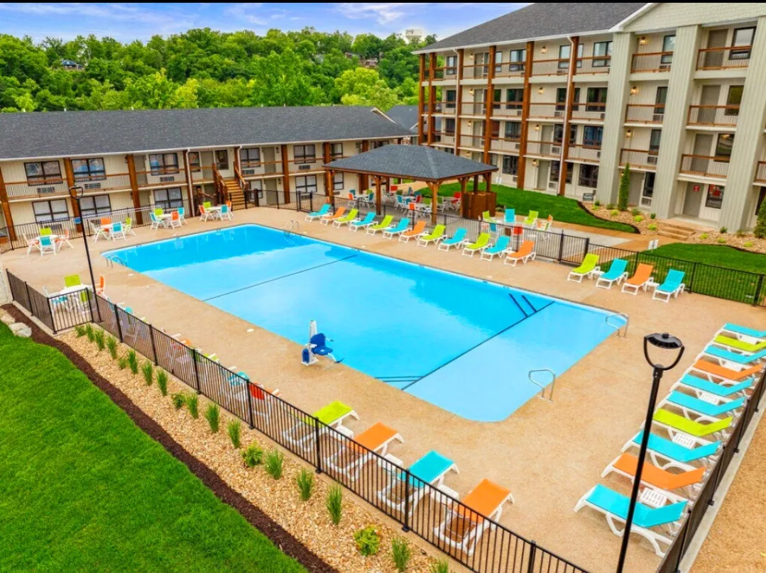 Large view of outdoor pool