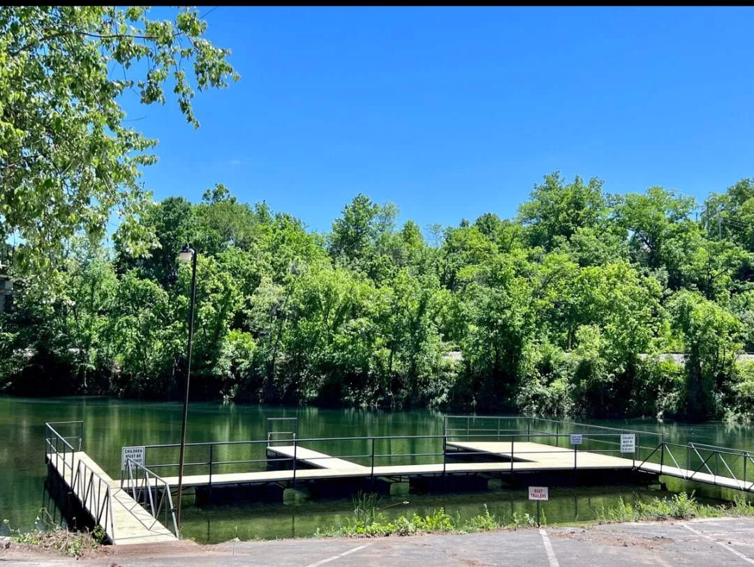 Boat dock and pier for fishing or kayking